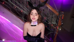 Lilibet Saunders - Slutty Bunny Busty Teen Loves Black Cock