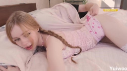 Yuiwoo - Stepdad Fucks Stepdaughter in Pink Panties Mistaking her for his Wife