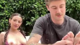 OnlyFans Serena Hill - Backyard Hookup With Jak Knife