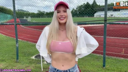 Anastangel - Horny Fan Girl Rewarded Her Football Idol After The Win With A Great Fuck